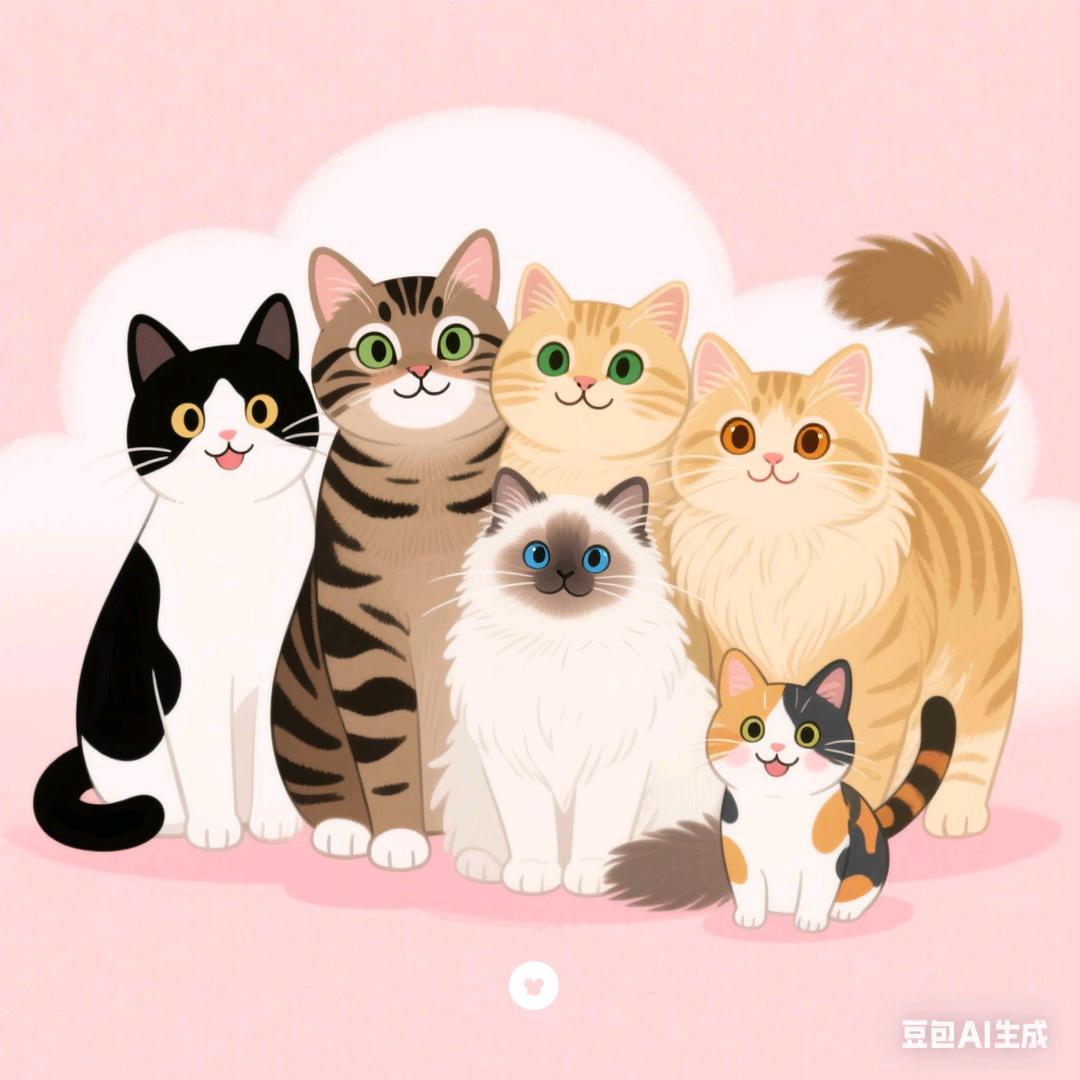 咪咪是只奶牛猫