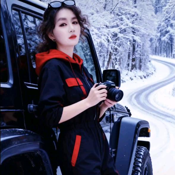 。她