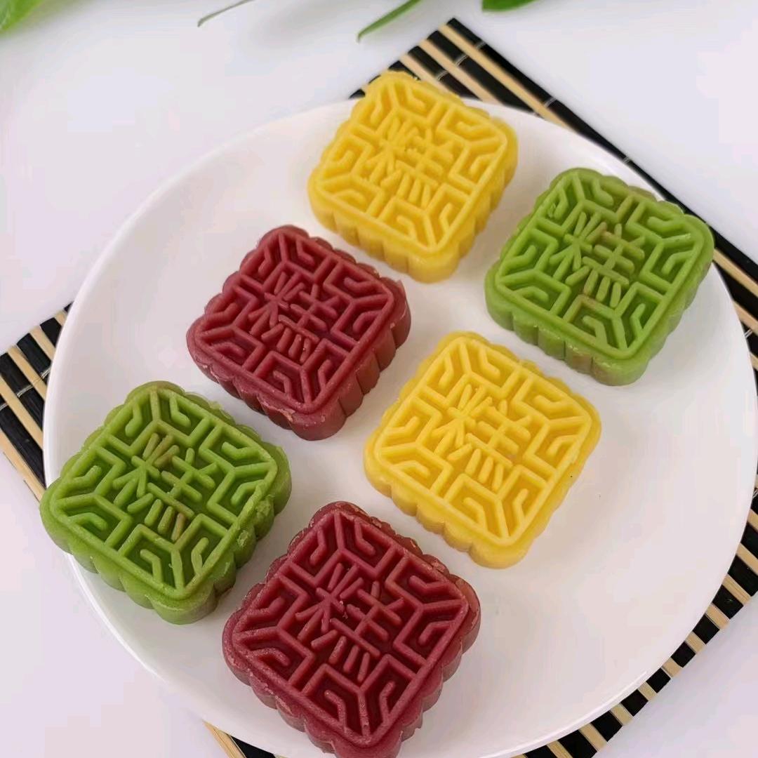 冰沙糕 月饼蓉沙 桃山皮等馅料