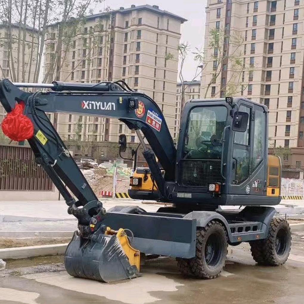 雄安新区胶轮挖掘机出租