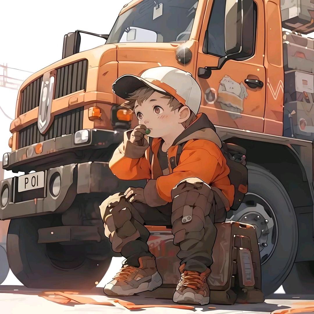 修卡车的：机械师