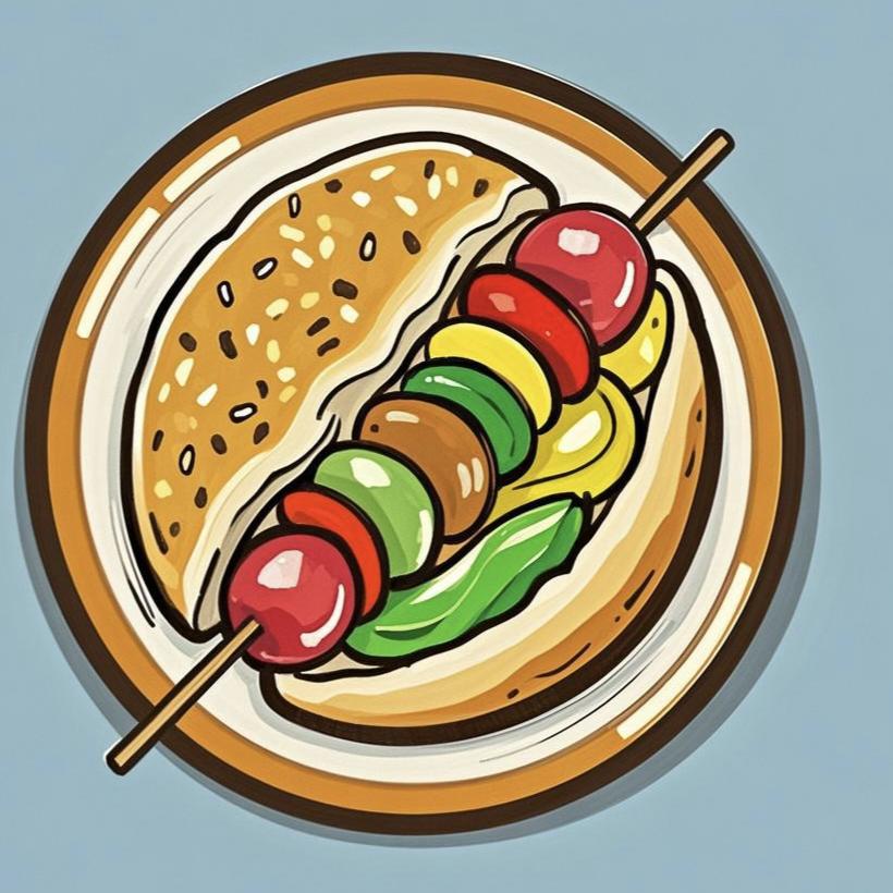 食光（烧饼夹串）