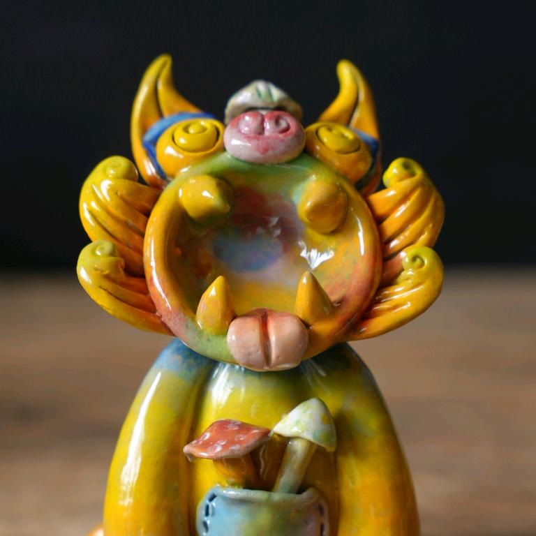 三寸陶艺手作（瓦猫）头像
