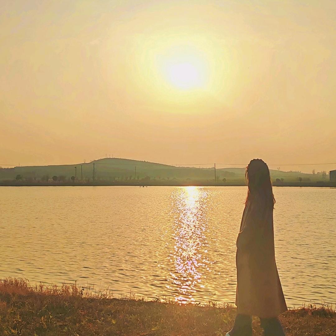 橘黄色日落🌇