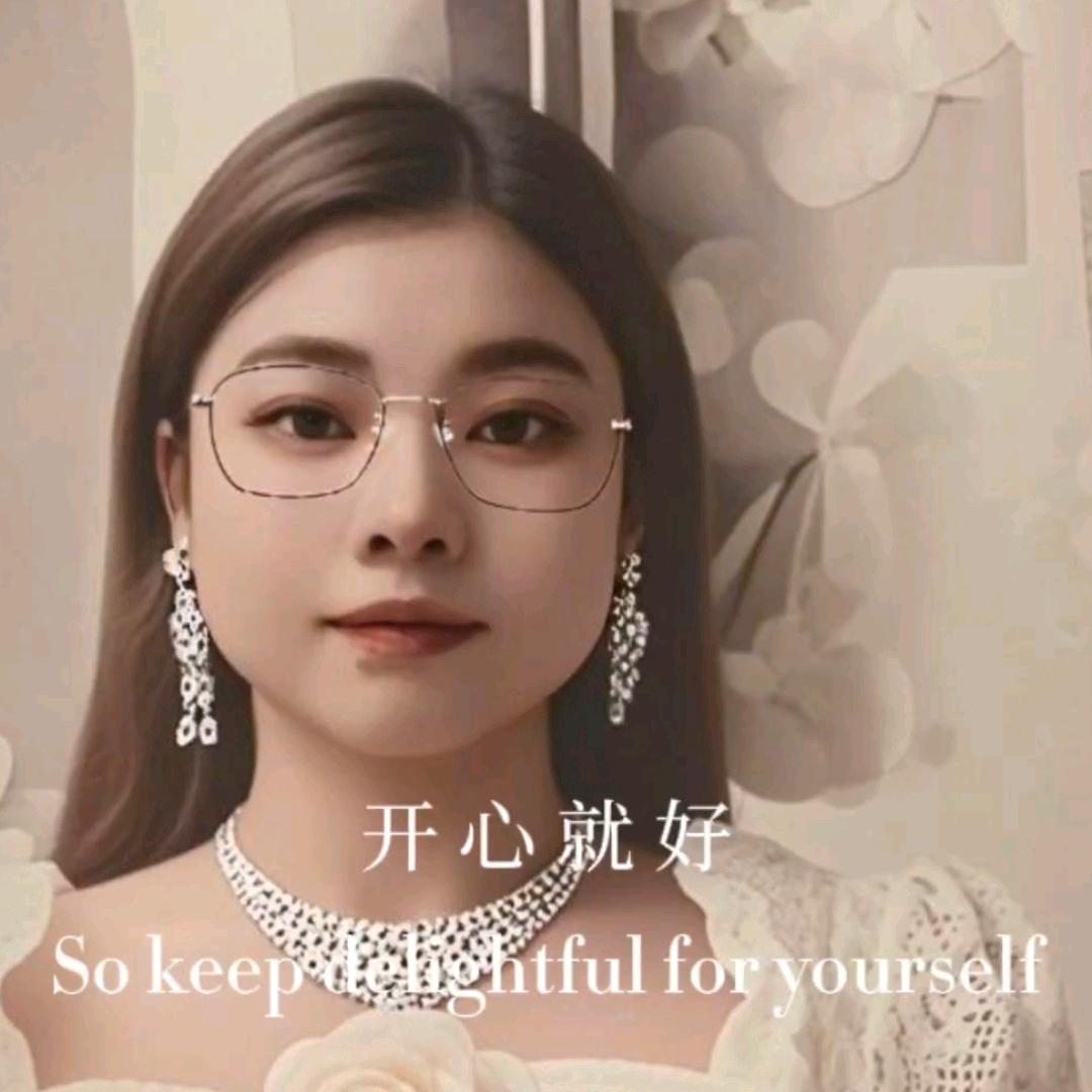 我不跟别人比只想做一个快乐的人