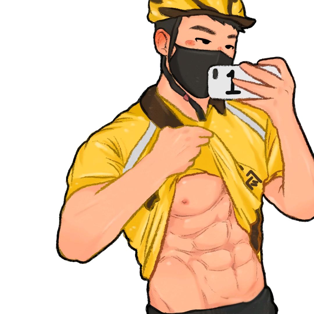 8块腹肌的男人🏂