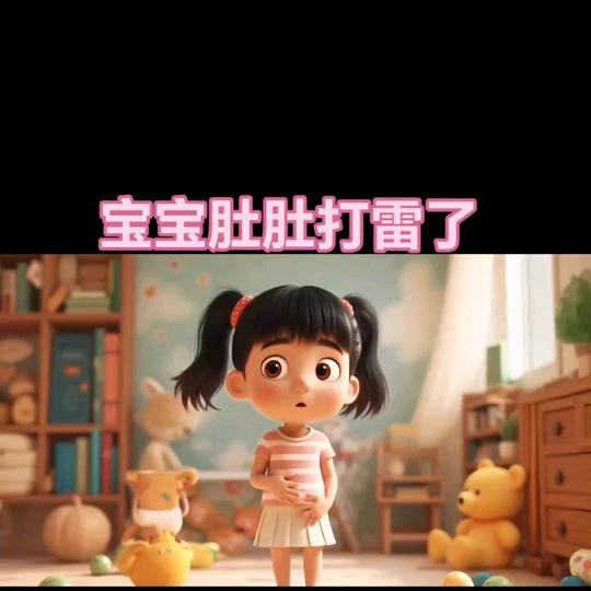 宝宝肚肚打雷了