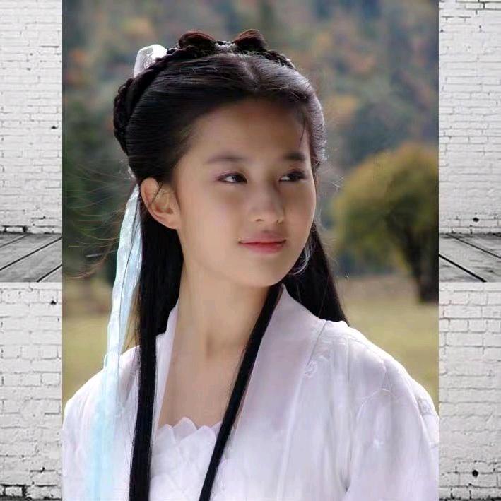 阳光下的女孩。