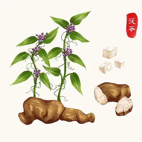 茯   苓+