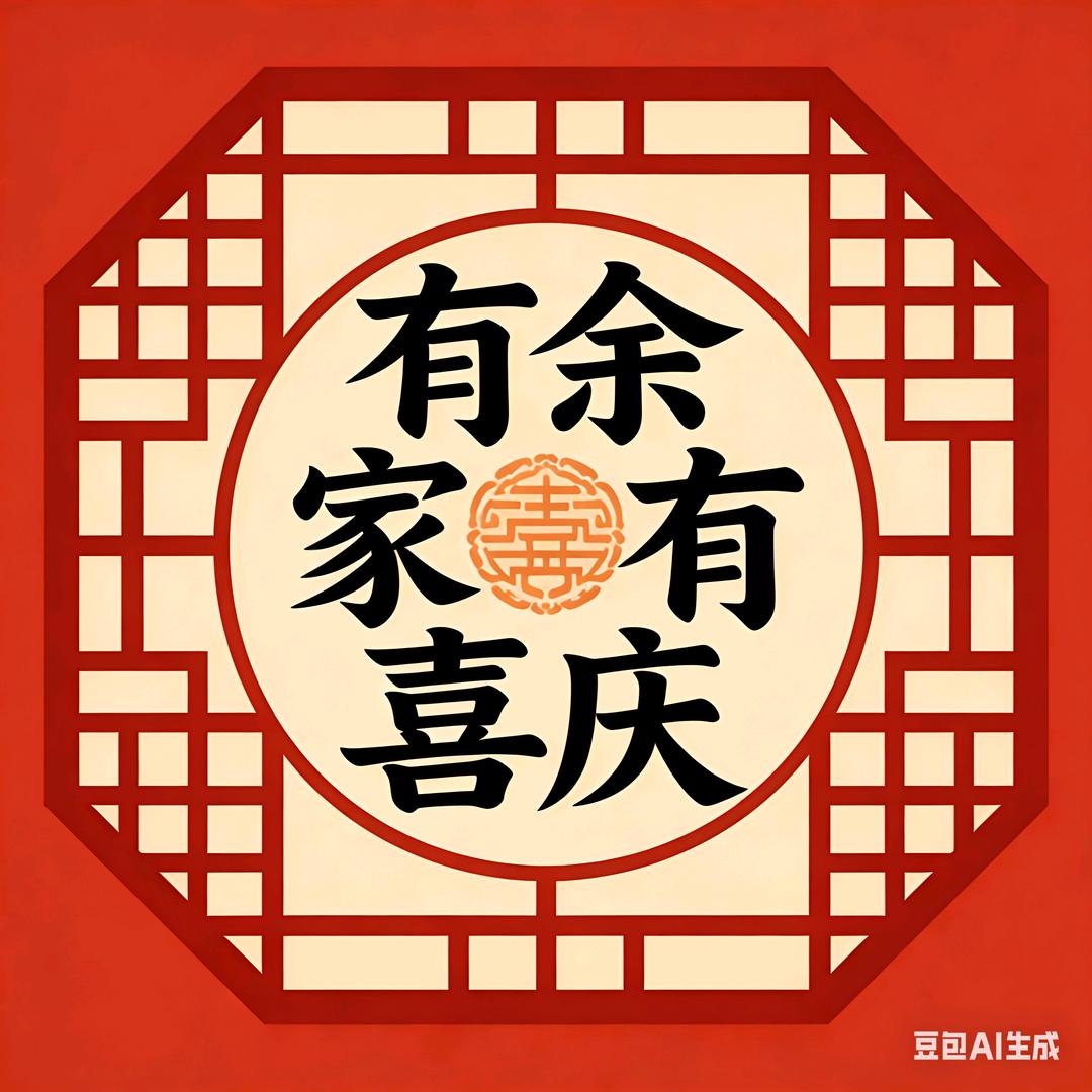 有余家有喜庆