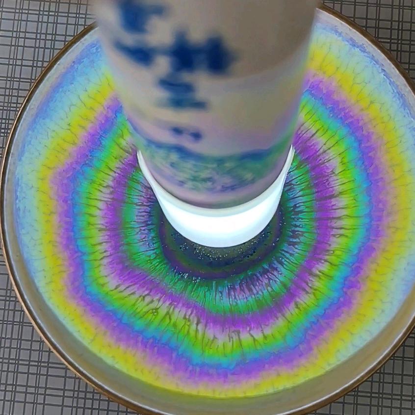 得闲建盏养彩分享