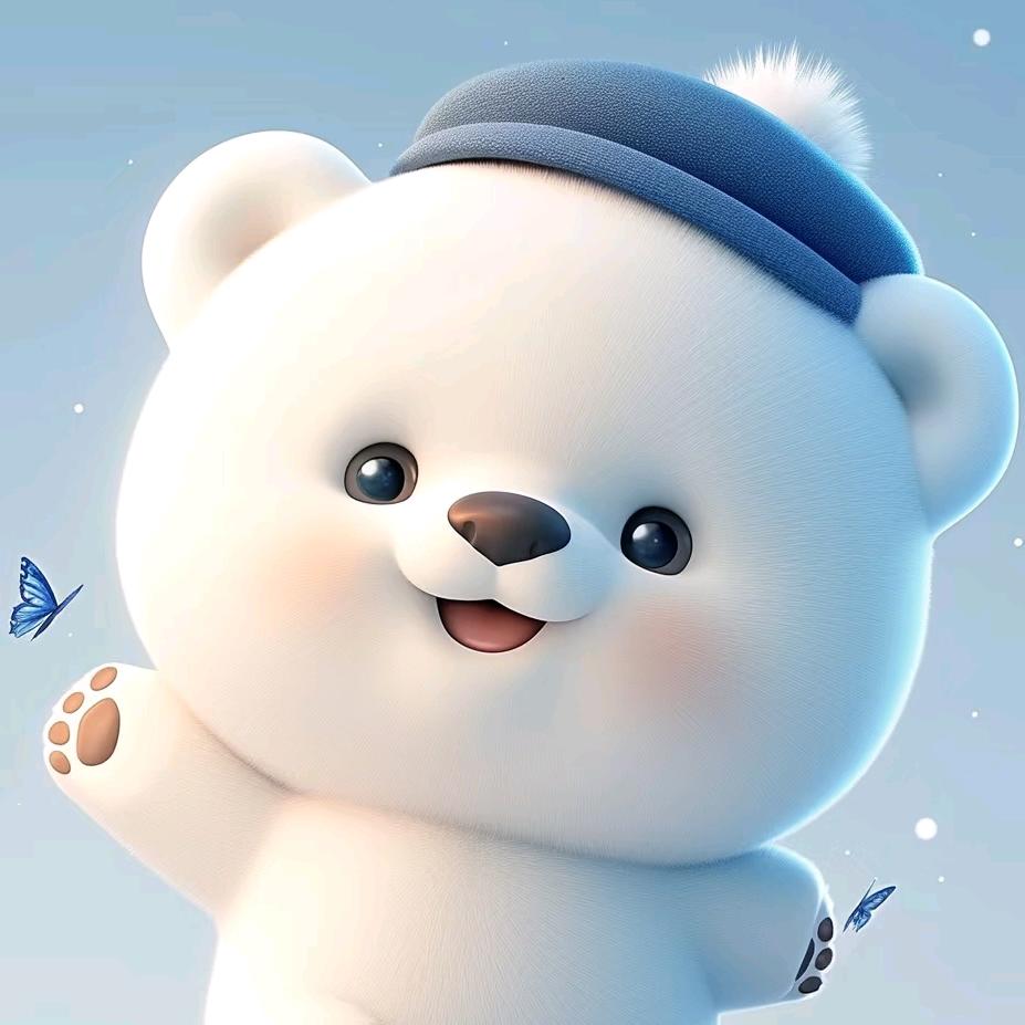 风情小白熊