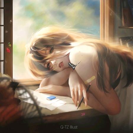 待硪长发飘飘