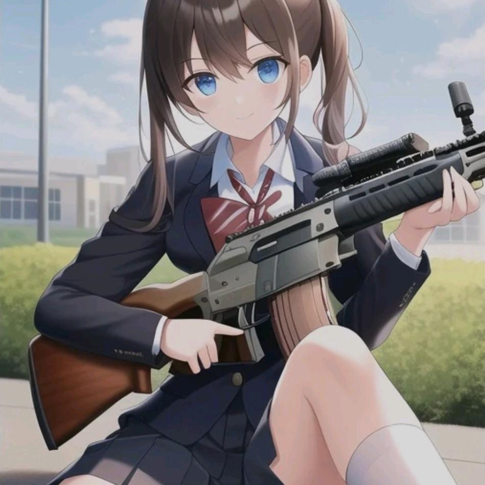 武装女高中生