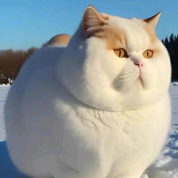 丑丑的肥猫