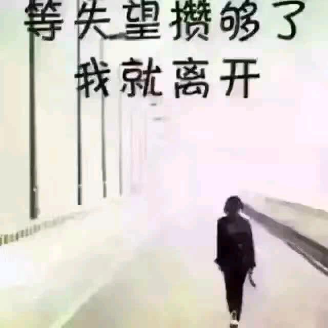 等失望攒够了我就离开