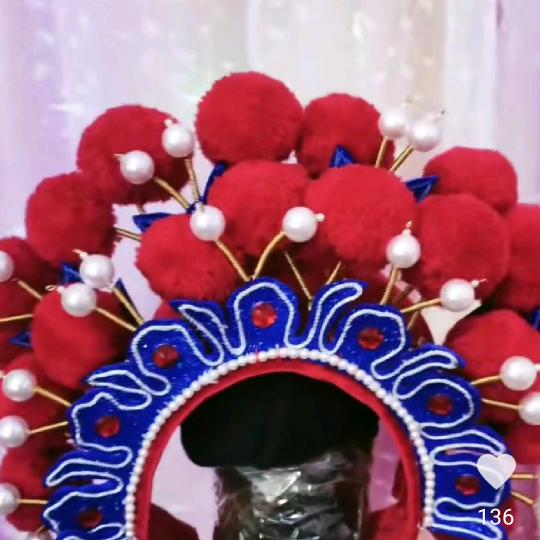 女王戏曲头饰服饰订做