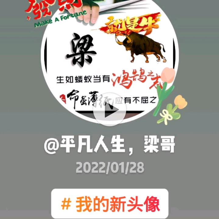 平凡人生，，梁