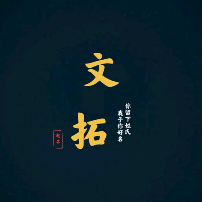 文拓起好名【私信我起名】
