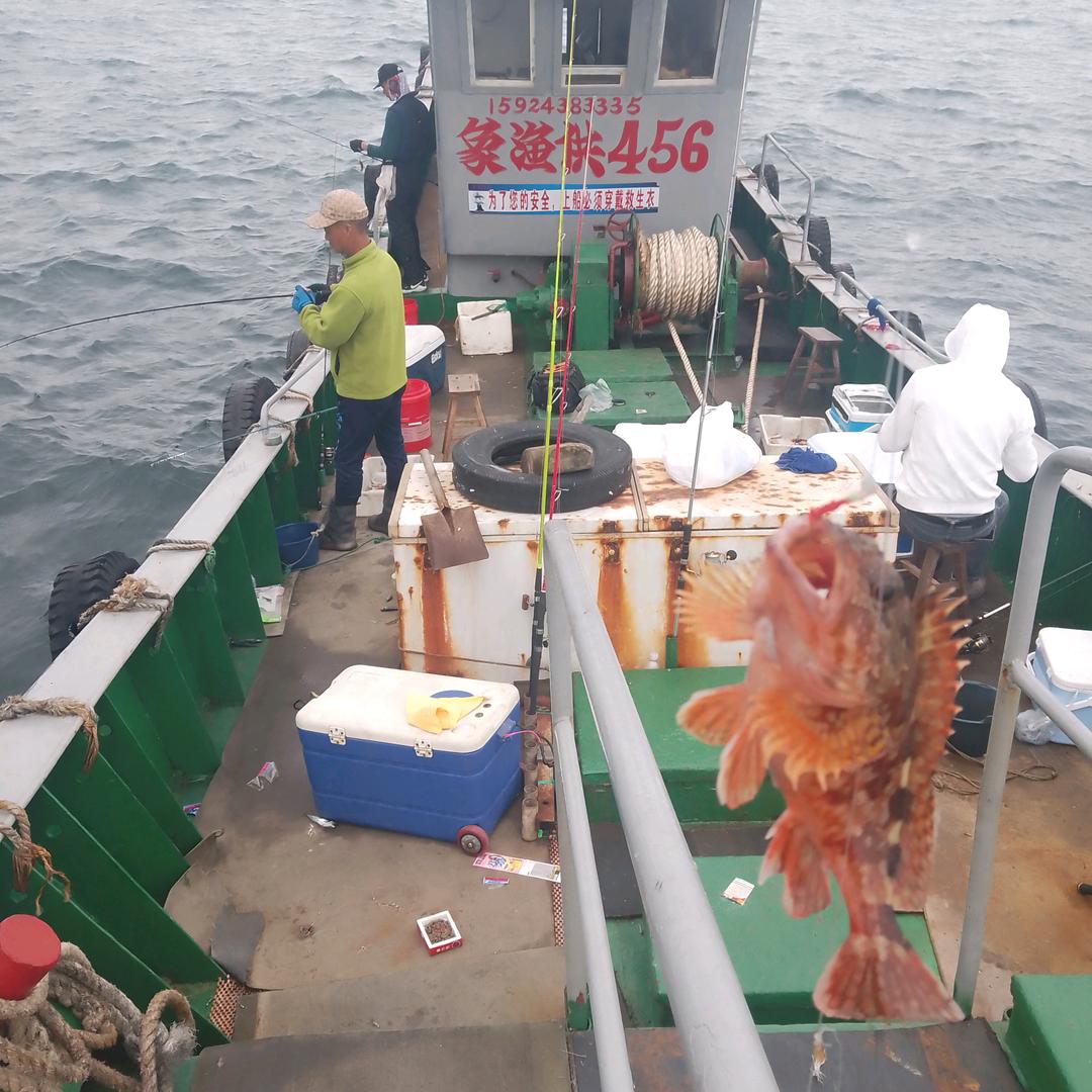 鱼山休闲海钓456。