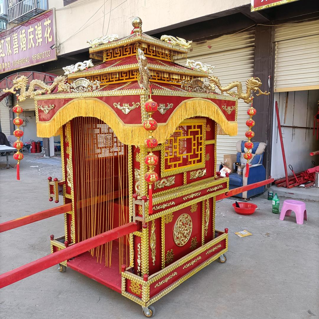 鹿邑邱集红双喜大花轿