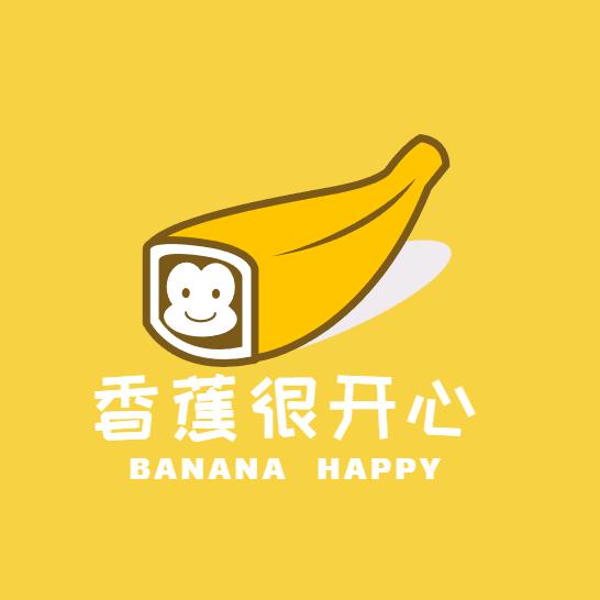 香蕉很开心