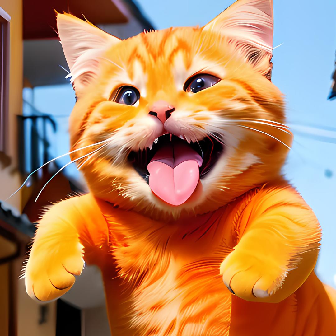 橘猫忆笑