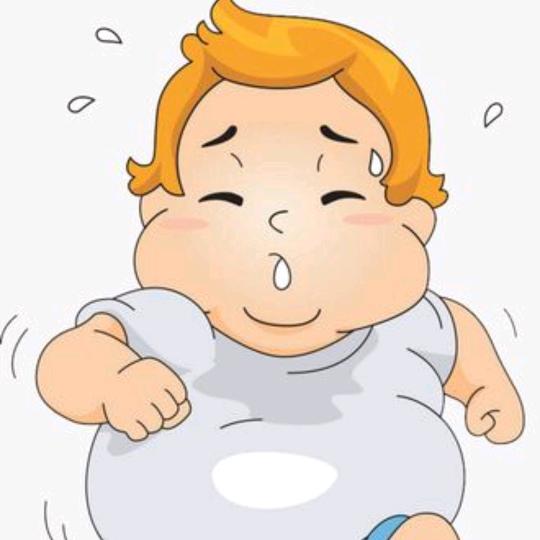 开心的小胖子