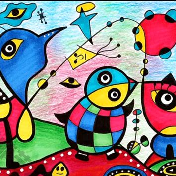 童画世界🎨梵高老师