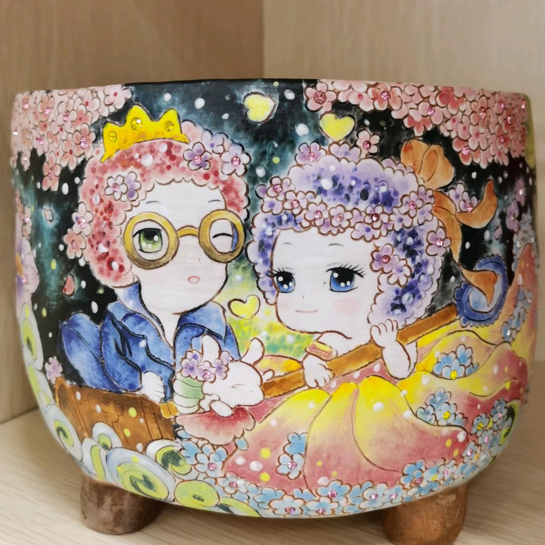Hiviman&Perry手绘花盆