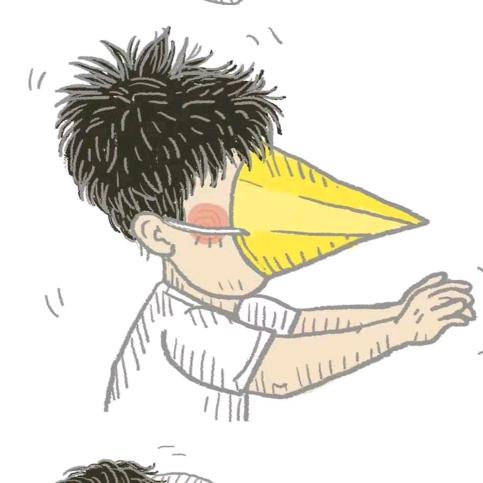 He