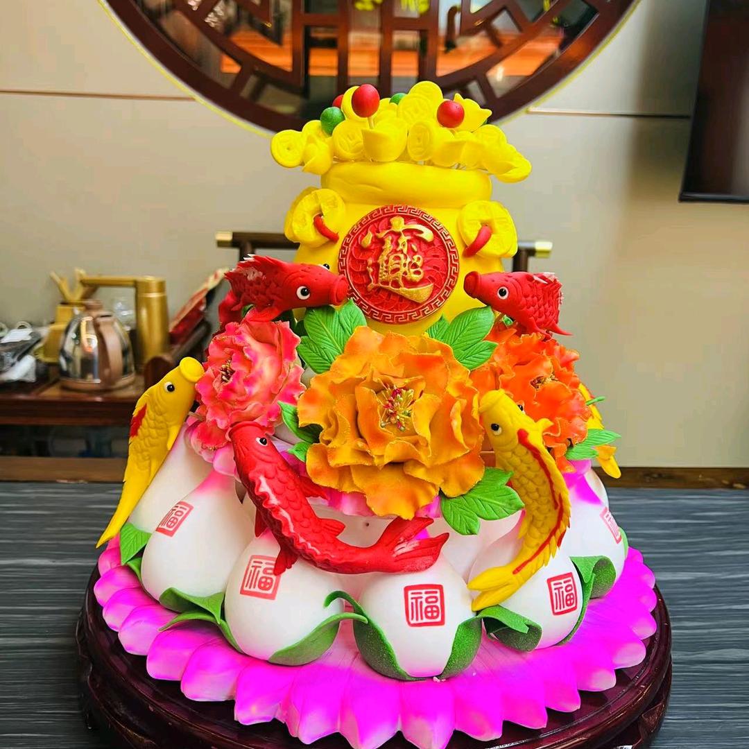 福山老赵花饽饽花生油喜饼