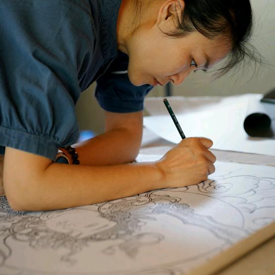 奉旨画画的宇文