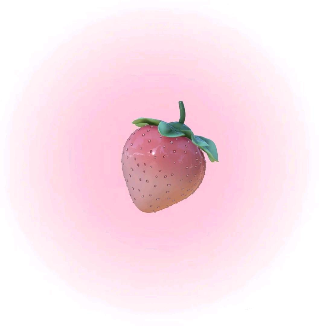 开心的大草莓