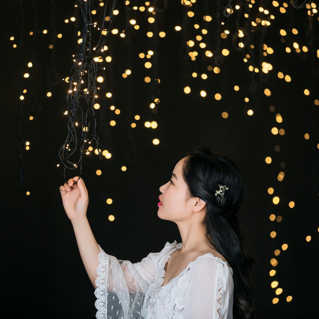 蓝色的雪花