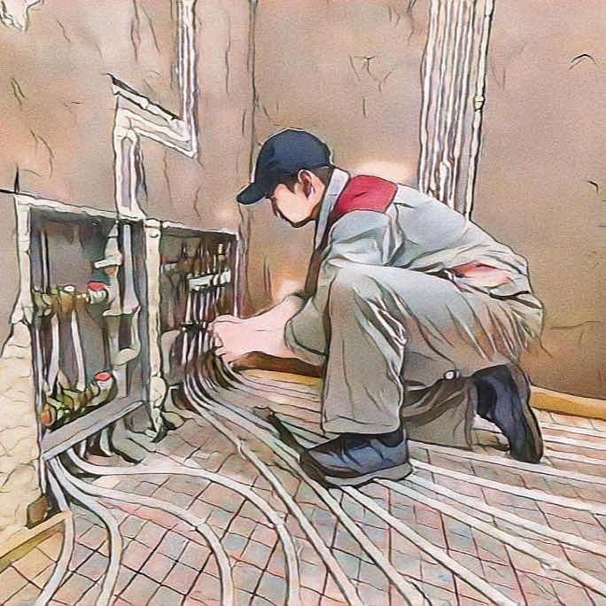 不会铺地暖的小陈