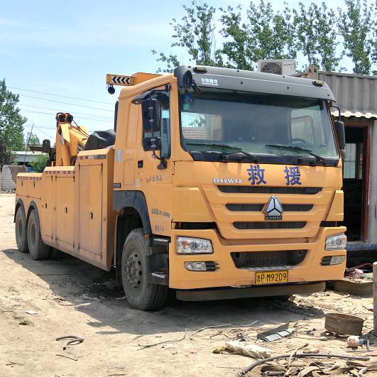 阳谷道路救援小袁收车