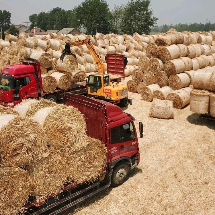 🌈乾坤秸秆离田车队抓机板车