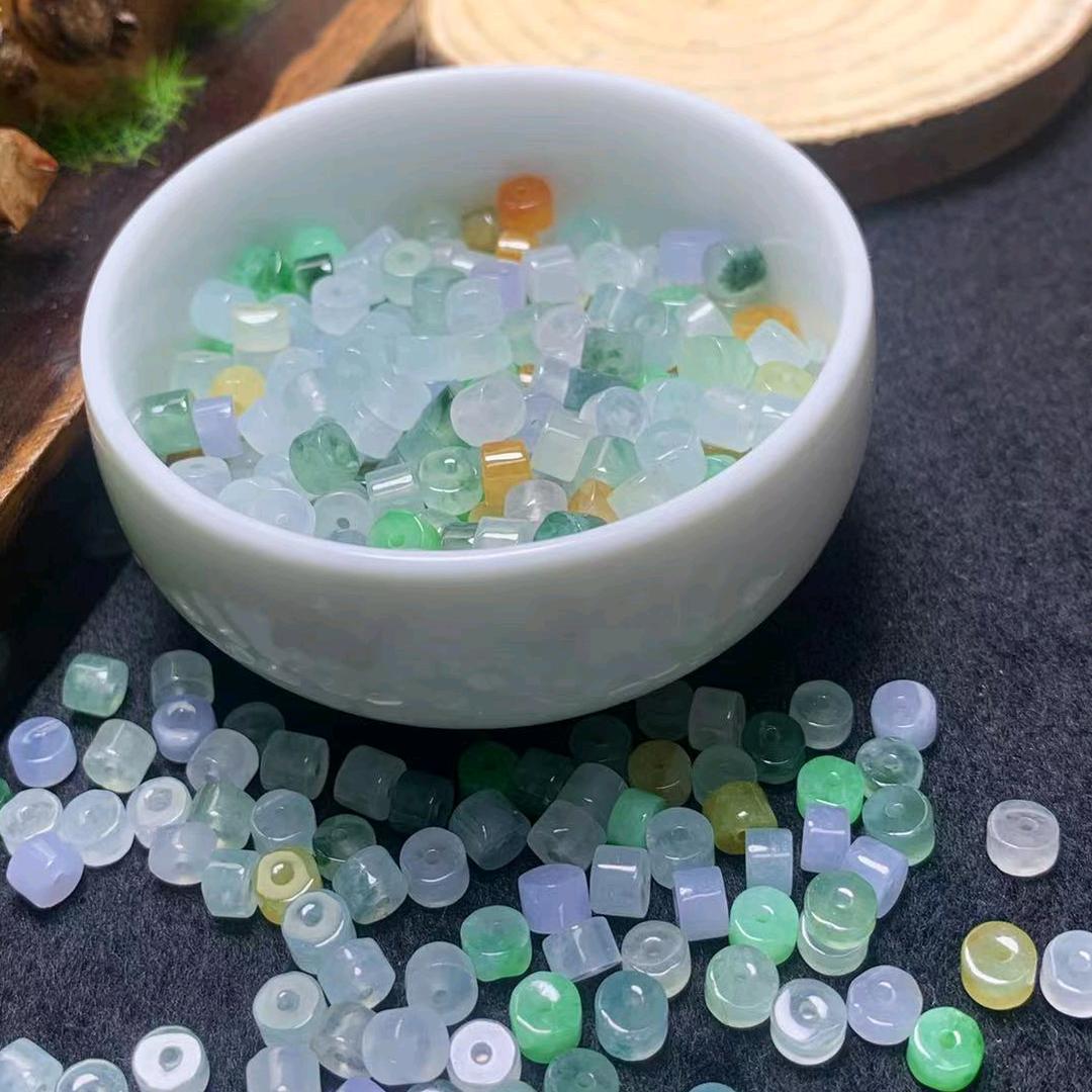 翡翠散珠批发雪欣(DIY编织)