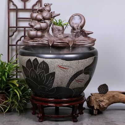 景德镇名扬陶瓷鱼缸工厂店