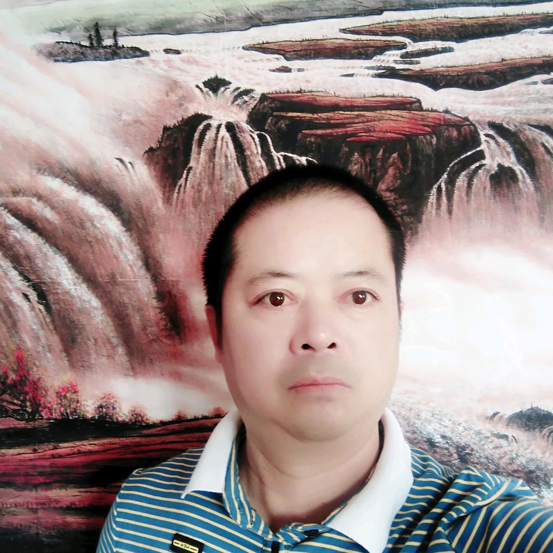 李劲松彩墨山水画