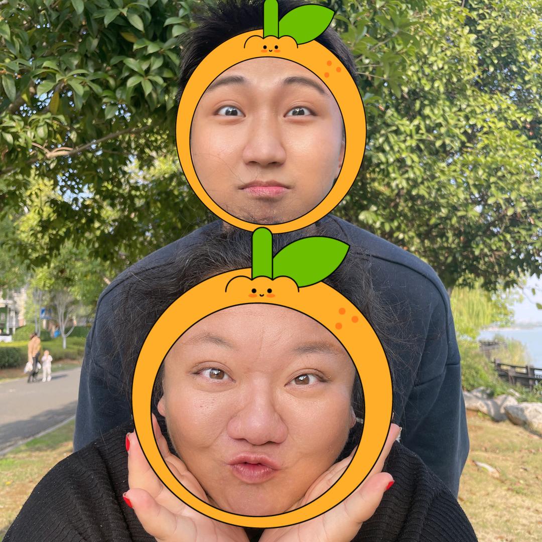 俩个橙子
