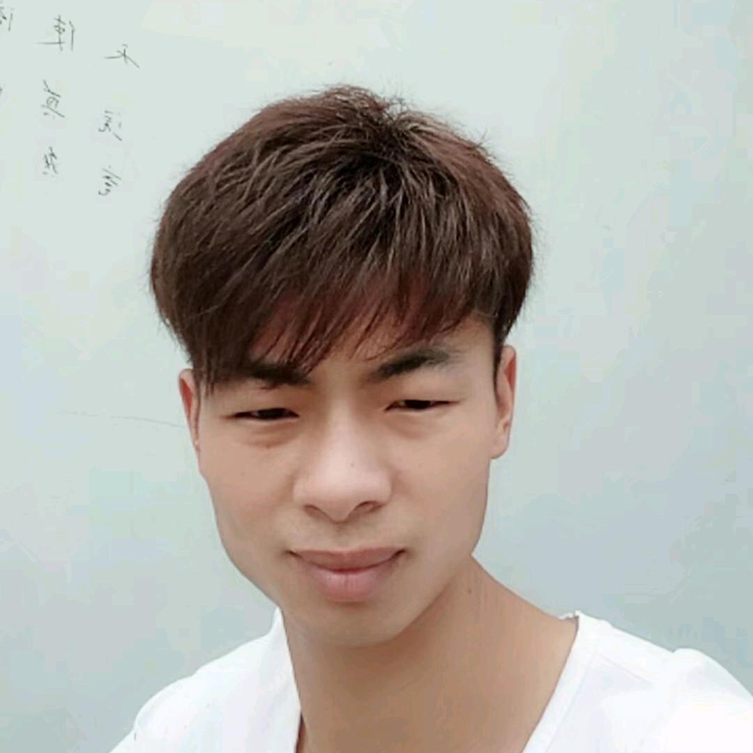 手捧一束花