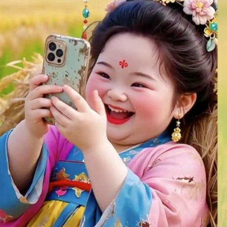胖妞玩游戏