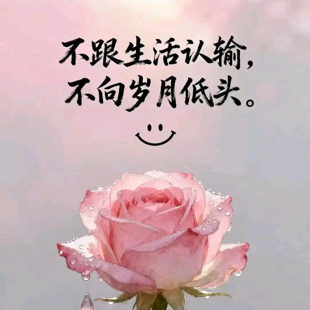 不跟生活认输.不向岁月低头
