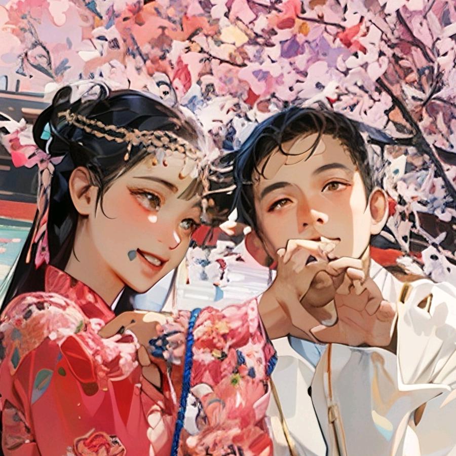 农村一家人