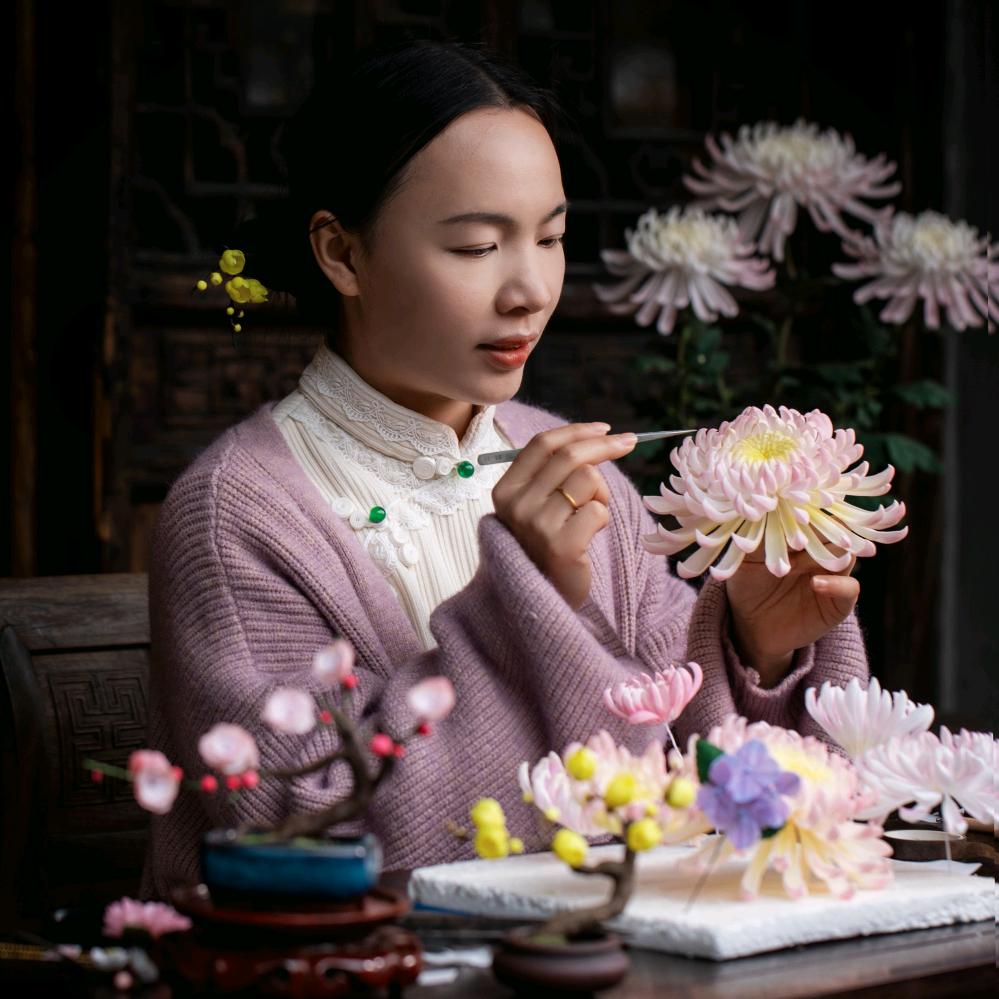 珠珠通草花