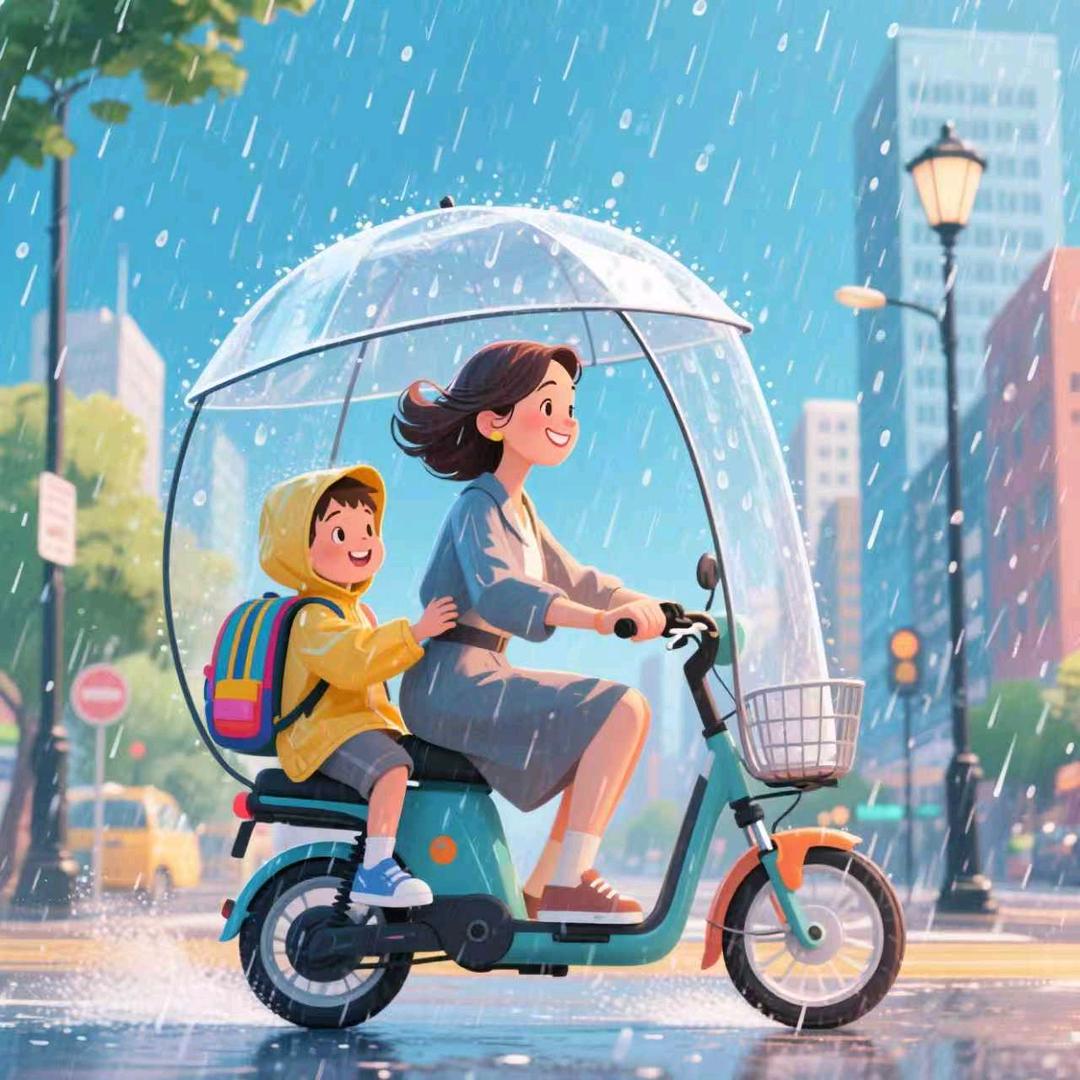 小敖丙电动车雨棚