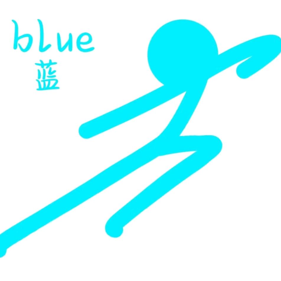blue
