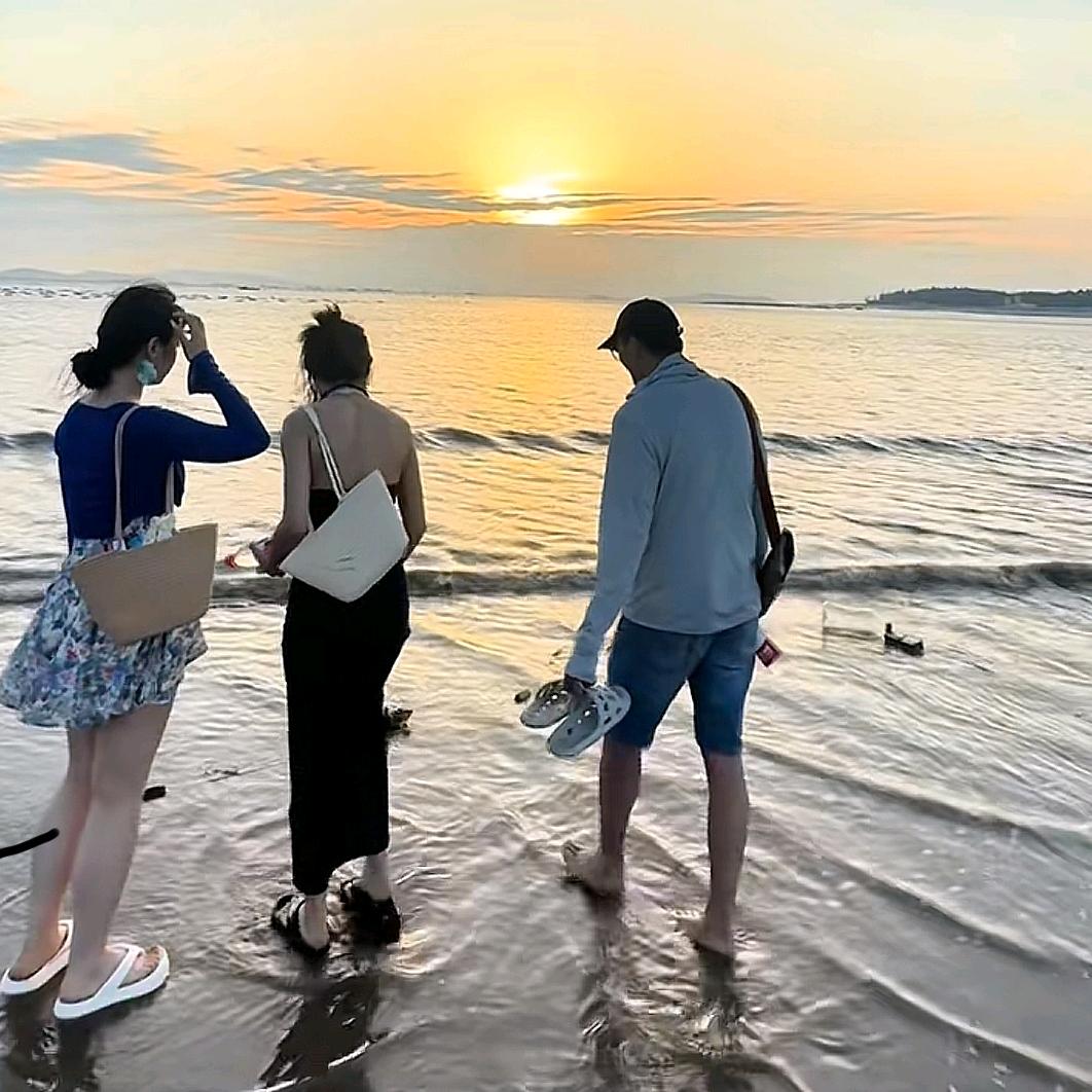 湄洲岛，看海浪有沙滩玩